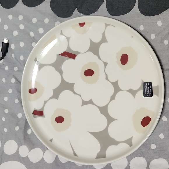 Marimekko Oiva Unikko Dinner plate - Picture 2 of 3